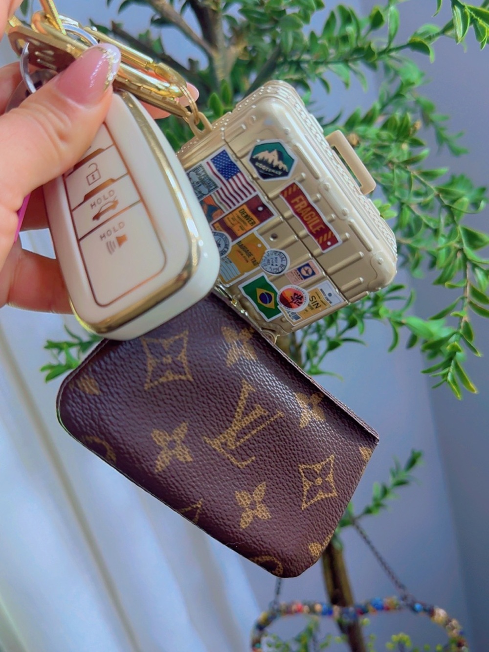 Louis Vuitton Monogram Key Pouch  M62650 | Authentic